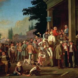 The County Election by George Caleb Bingham