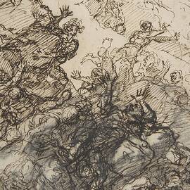 The Fall Of The Giants by Salvator Rosa