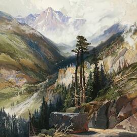 The Mountain Of The Holy Cross, Colorado by Thomas Moran