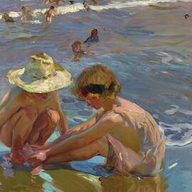 The Wounded Foot by Joaquin Sorolla
