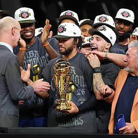 Knicks Celebrate 2026 NBA Champions by Gregory Shamus