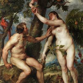 Adam And Eve by Peter Paul Rubens