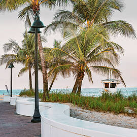 Beach At Fort Lauderdale, Fl by Laura Zeid