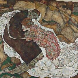 Death And Girl by Egon Schiele