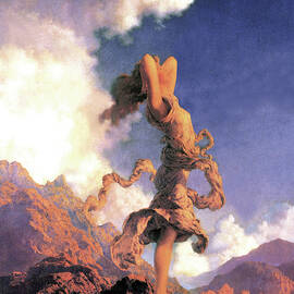Ecstasy #3 Poster by Maxfield Parrish - Metal Posters