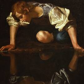 Narcissus by Caravaggio