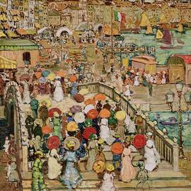 Ponte Della Paglia by Maurice Prendergast