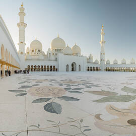 Sheikh Zayed Bin Sultan Al Nahyan Mosque In Abu Dhabi City, Emirate Of Abu Dhabi, Uae by Rainer Mirau