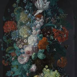 A Vase Of Flowers by Margareta Haverman