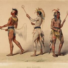 Ball Players by George Catlin