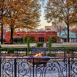 Georgia, Atlanta, Eternal Flame At The King Center by Claudia Uripos
