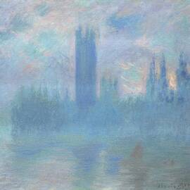 Houses Of Parliament London by Claude Monet