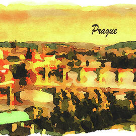 Old bridges of Prague by Miroslav Liska