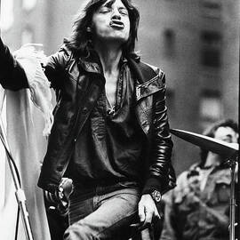 Rolling Stones On Fifth Avenue by Fred W. McDarrah
