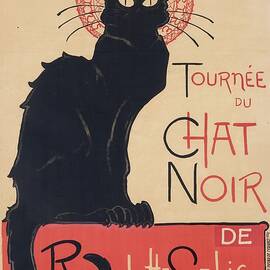 Tournee Du Chat Noir by Theophile Alexandre Steinlen