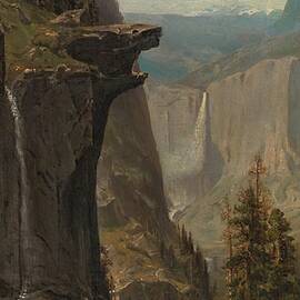Yosemite Falls, From Glacier Point by William Keith