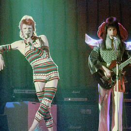 Ziggy Stardust Era Bowie In La by Michael Ochs Archives