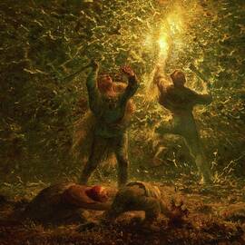Birds-nesters by Jean-francois Millet
