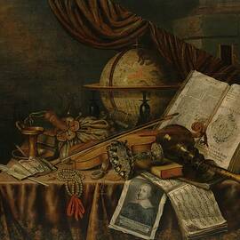 Vanitas Still Life by Edwaert Collier