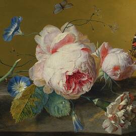 Flower Still Life by Jan Van Huysum