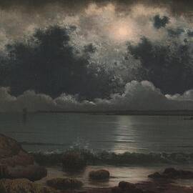 Point Judith Rhode Island by Martin Johnson Heade