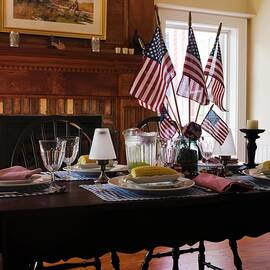 Table Laid For 4th Of July usa by Foodcollection