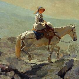 The Bridle Path, White Mountains by Winslow Homer