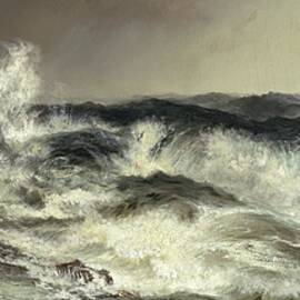 The Much Resounding Sea by Thomas Moran