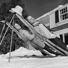 New England Skiing by Slim Aarons