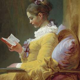 Young Girl Reading by Jean-honore Fragonard