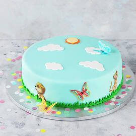 A Fondant Cake For A Child's Birthday by Ewgenija Schall