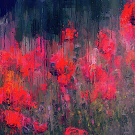 A meadow full of red flowers - 03 by AM FineArtPrints