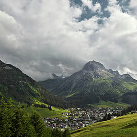 A Mountain Landscape, Lech, Arlberg, Austria by Torri Tre