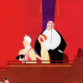 A Vanity Fair Cover Of Opera-goers by George H Clisbee