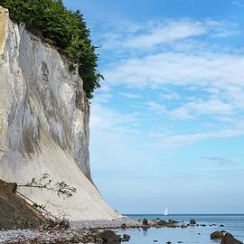 A View Of The Chalk Cliffs At The Jasmund National Park On Rügen by Jalag / Walter Schmitz