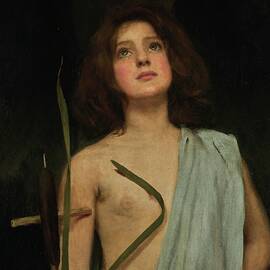 A Young Saint by John William Waterhouse