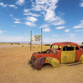 Abandoned car wreck in Solitaire located in the Namib Desert of Namibia by Miroslav Liska