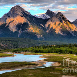 Abraham Lake Blue Streams by Adam Jewell