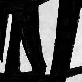 Abstract Black and White No.22 by Naxart Studio