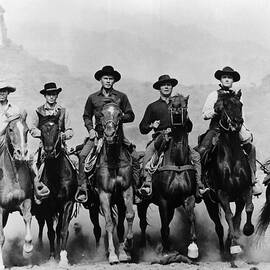 Actors From The Magnificent Seven by Bettmann