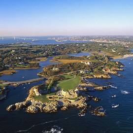 Aerial Of Newport, Rhode Island by Massimo Borchi
