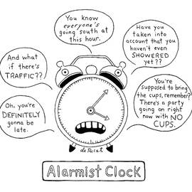 Alarmist Clock by Olivia de Recat