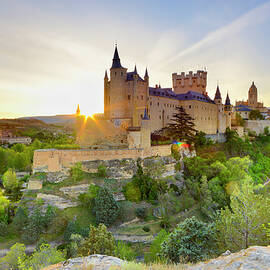 Alcazar Castle, Segovia, Spain by Francesco Carovillano