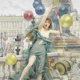 Allegorie De La Publicite by Fernand Le Quesne