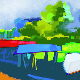 Along the Riverwalk by Gina Harrison