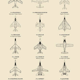 American Jet Fighter Aircraft by Mark Rogan