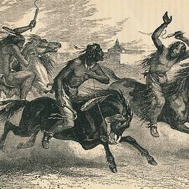 An Indian Horse Race, C19th Century by Print Collector