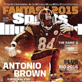 Antonio Brown 2015 Nfl Fantasy Football Preview Issue Sports Illustrated Cover by Sports Illustrated