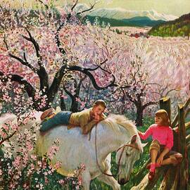 Apple Blossom Time by John Clymer