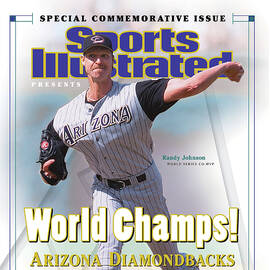 Arizona Diamondbacks Randy Johnson, 2001 World Champions Sports Illustrated Cover by Sports Illustrated